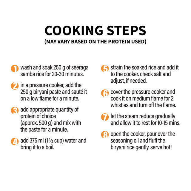 Cookd Ambur Biryani Kit (505g) & Cookd Wedding Bhai Biryani Kit (505g) Combo