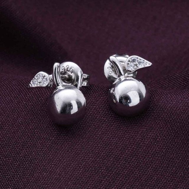 Palmonas Cherry Berry Stud Earrings- 925 Silver