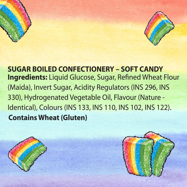 Chupa Chups Sour Bites Mixed Fruit Flavour Soft And Chewy Toffee 62 g Combo