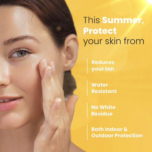 Meglow SPF 50 Mineral Glow Sunscreen | Ultra Matte | Water-Resistant Protection
