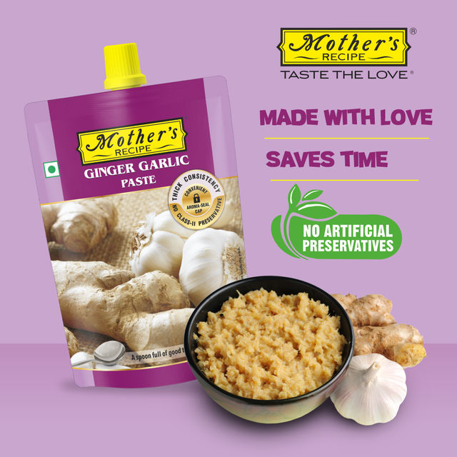 Mother's Recipe Ginger & Garlic Paste 200 g Combo