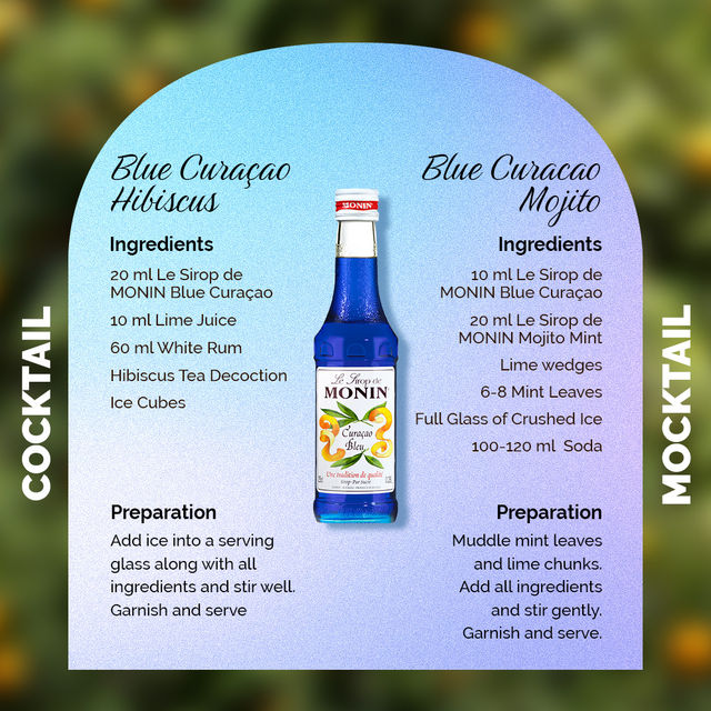 Monin Blue Curacao Syrup