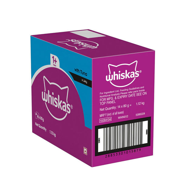 Whiskas Adult Tuna in Jelly Wet Cat Food