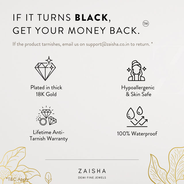 ZAISHA 18K Gold Plated Classy Heart Crystal Pendant | Birthday | Anniversary | Valentines gift