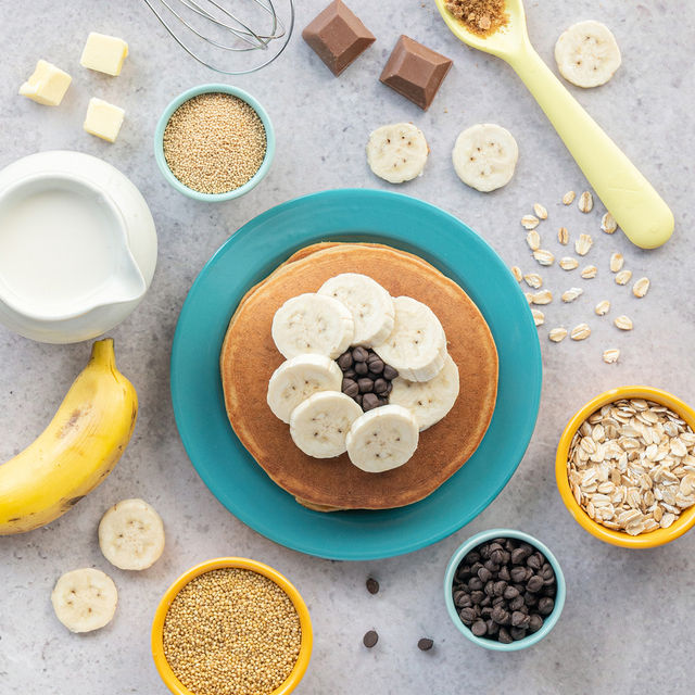 Slurrp Farm Millet Eggless Pancake Mix With Banana Choco Chip | No Maida | Healthy Breakfast 150 g Combo