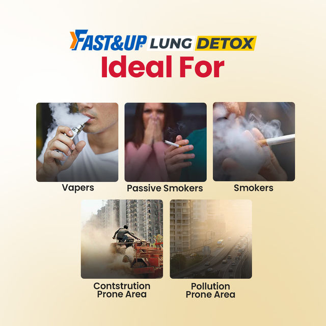 Fast&Up Detox Lung Smoking Cessation - Strawberry Flavour