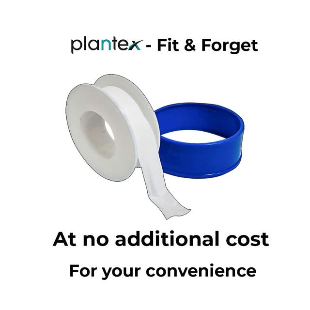 Plantex PRI-306 Angular Concealed Stop Valve - Teflon Tape & Wall Flange (Mirror-Chrome)