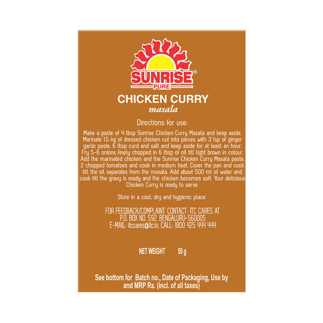 Sunrise Pure Curry Chicken Masala