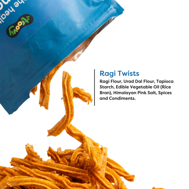 Troovy Healthy High Protein Ragi Chips (No Palm Oil, No Chemicals)