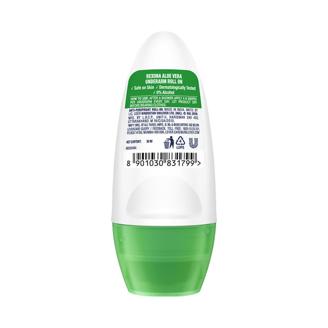 Rexona Aloe Vera Underarm Roll On Deodorant For Women