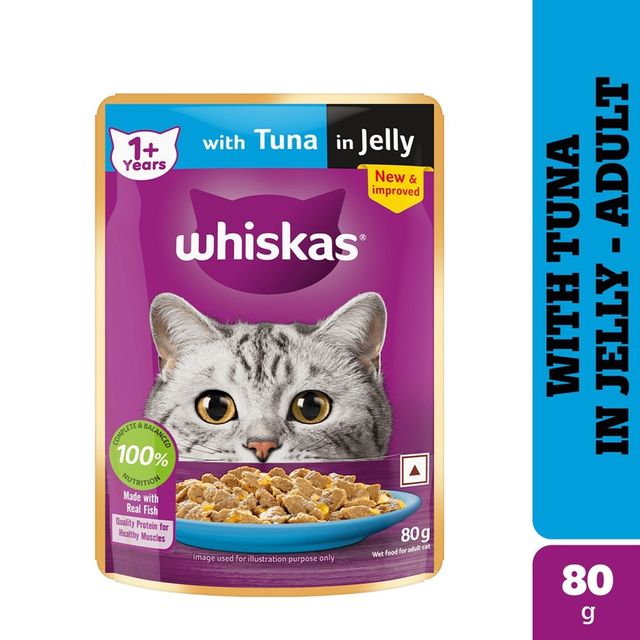 Whiskas Adult Tuna in Jelly Wet Cat Food