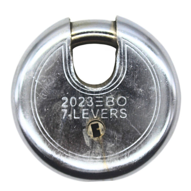 Disc Padlock With 3 Keys -75 Mm