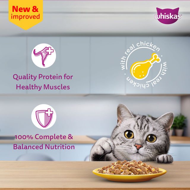 Whiskas Adult Chicken in Gravy Wet Cat Food