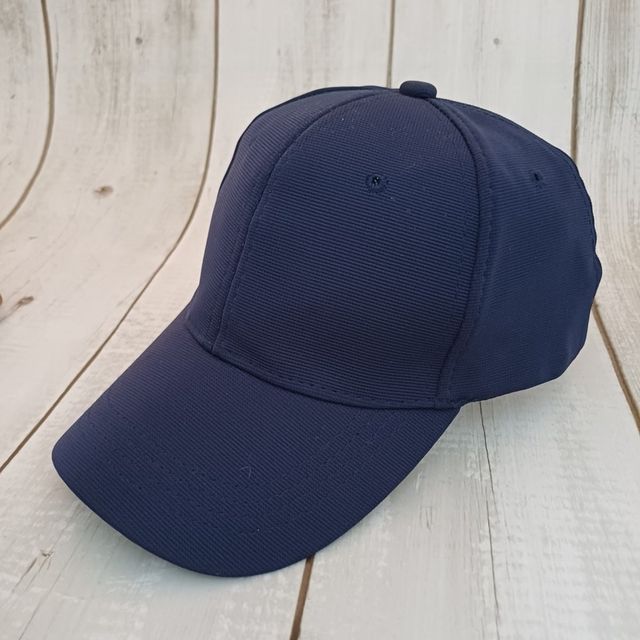 Gullak Unisex Solid Cotton Cap | Navy Blue - Free Size