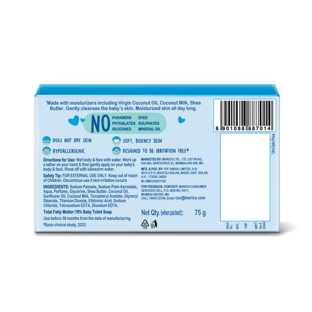 Parachute Advansed Baby Soap For Newborn Babies | 1 month - 8 years