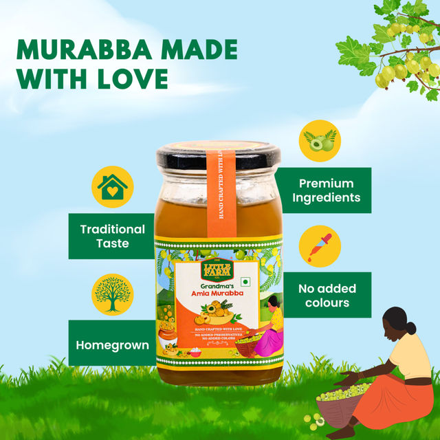 The Little Farm Co. Amla Murabba | Oil free