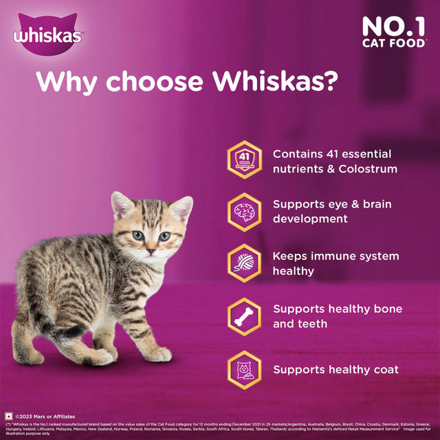 Whiskas Kitten Mackerel Flavour Dry Cat Food