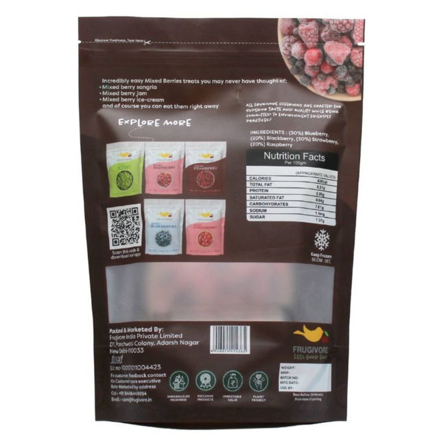 Frugivore Frozen Mixed Berry