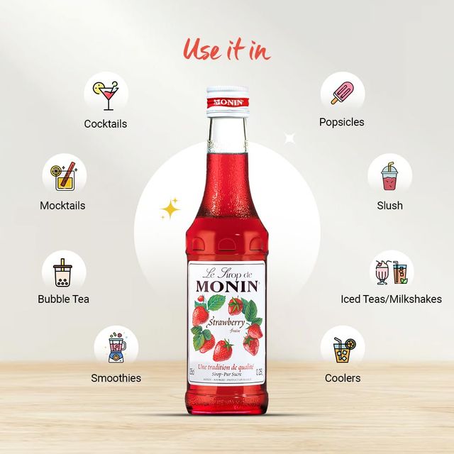 Monin Strawberry Syrup