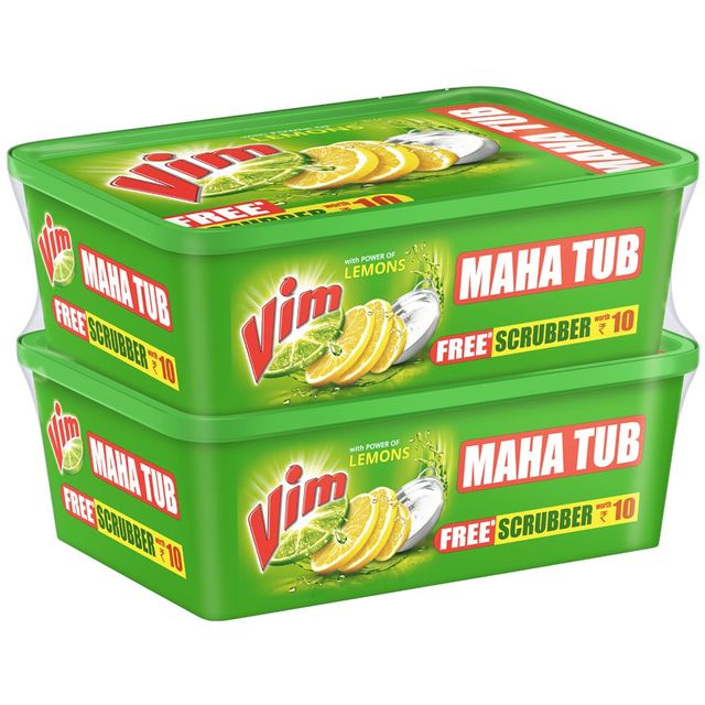 Vim Lemon Dishwash Bar Tub