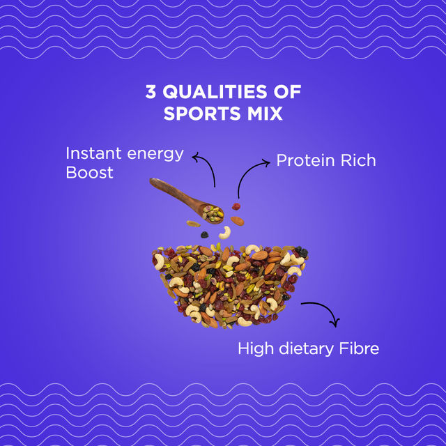 Nutty Gritties Premium Sports Mix - High Protein Snack