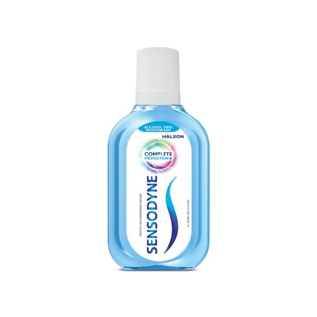 Sensodyne Mouthwash Complete Protection+ (100ml) & Sensodyne Toothpaste Deep Clean, Sensitive Tooth Paste For Advanced Cleaning And Lasting Freshness (70g) Combo