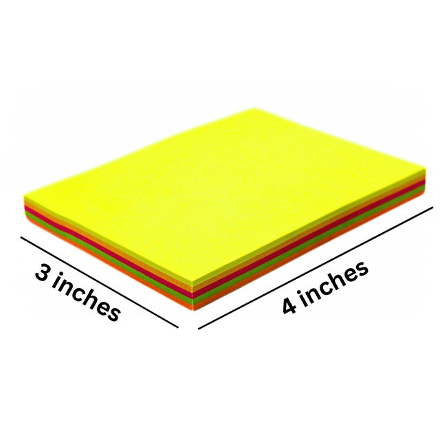 Multi Purpose Sticky Notes - 3X4 Inches