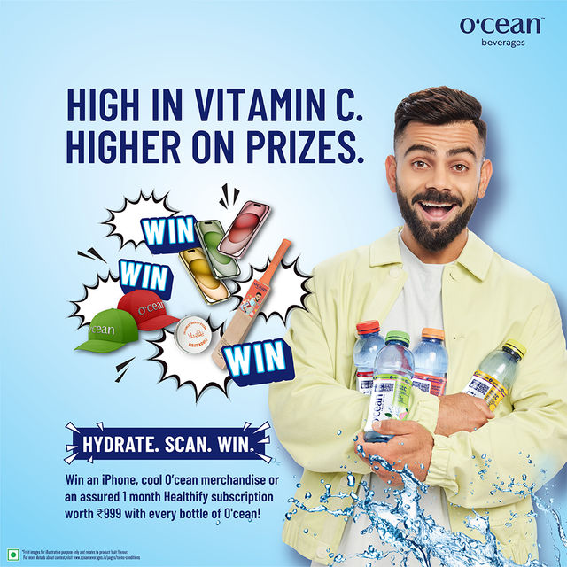 O'cean Beverages Pink Guava Flavoured Water