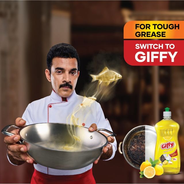Giffy Active Salt and Lemon Liquid Dish Wash Gel