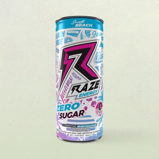 Raze Functional Energy Drink South Beach Can 250 ml Combo