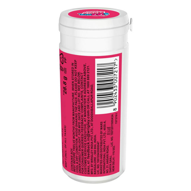 Boomer Krunch Strawberry Flavour Chewing Gum Tube