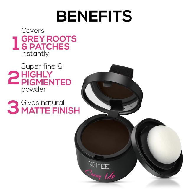 Renee Cover Up Hair Powder- Brown