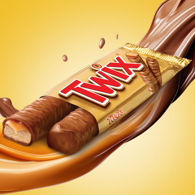 Twix Cookie Caramel Chocolate Bar 50 g Combo