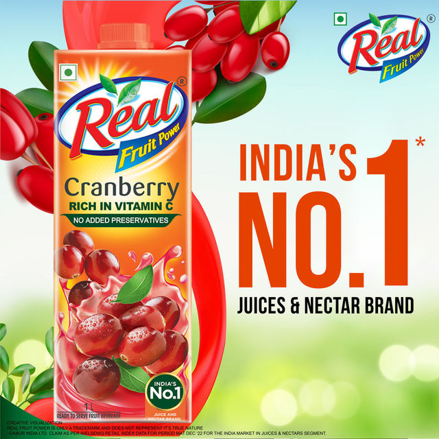 Dabur Real Cranberry Fruit Juice