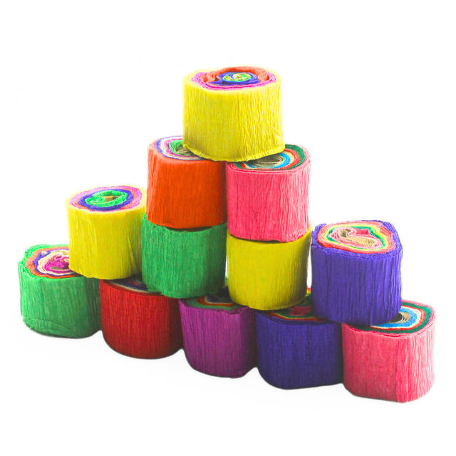 Let's Vybe Multicolor Streamers 12 rolls