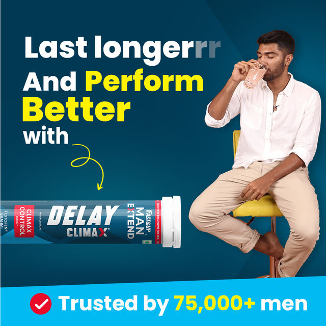 Fast&Up Delay Climax Testosterone Booster - Peach