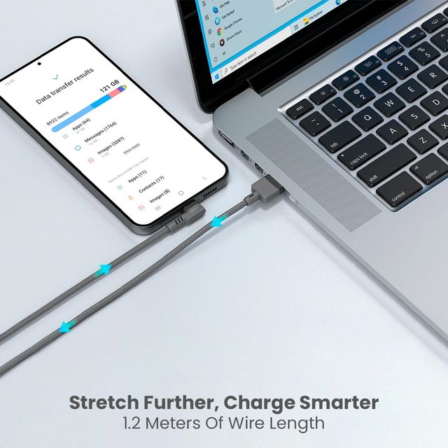 Toreto USB to Lightning 3A Fast Charging Cable Compatible for iPhone 14 |13 | 12 |11 | X | 8 | 7