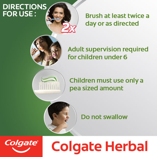 Colgate Toothpaste - Herbal Natural