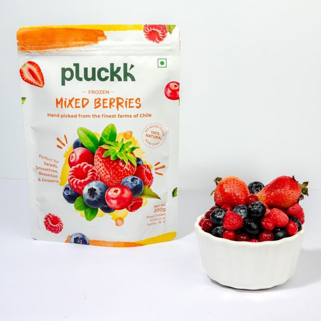 Pluckk Frozen Mixed Berries