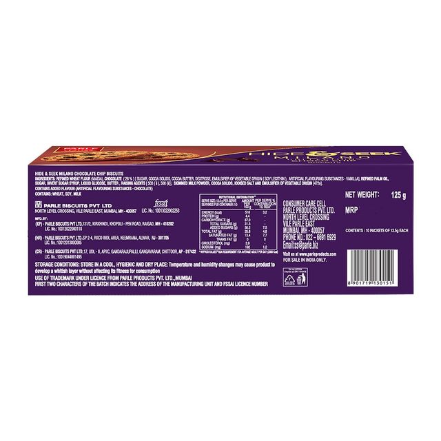 Parle Hide and Seek Milano 125 g Combo