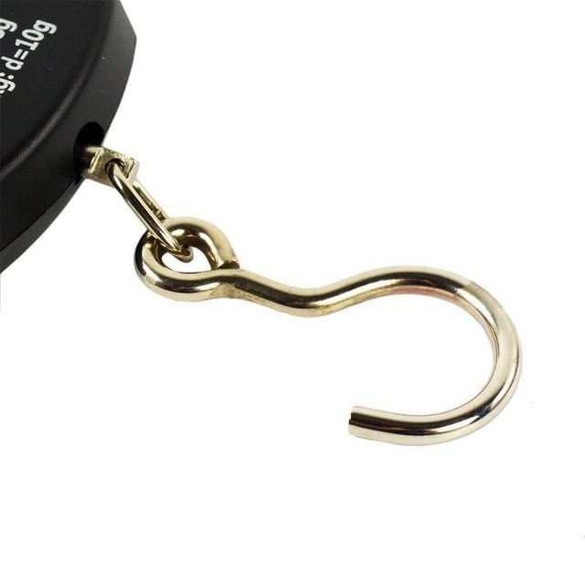 Desidiya Portable Electronic Hook Type Weighing Scale (Black)