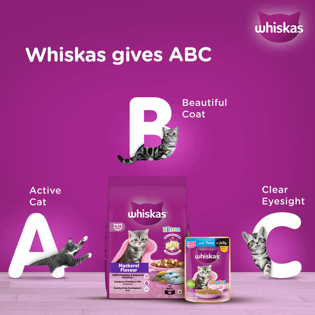 Whiskas Kitten Mackerel Flavour Dry Cat Food