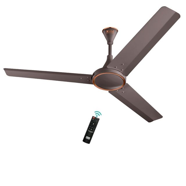 Kuhl Prima A4 1200 Mm Bldc 65% Power Saving Bldc Ceiling Fan With Remote Espresso