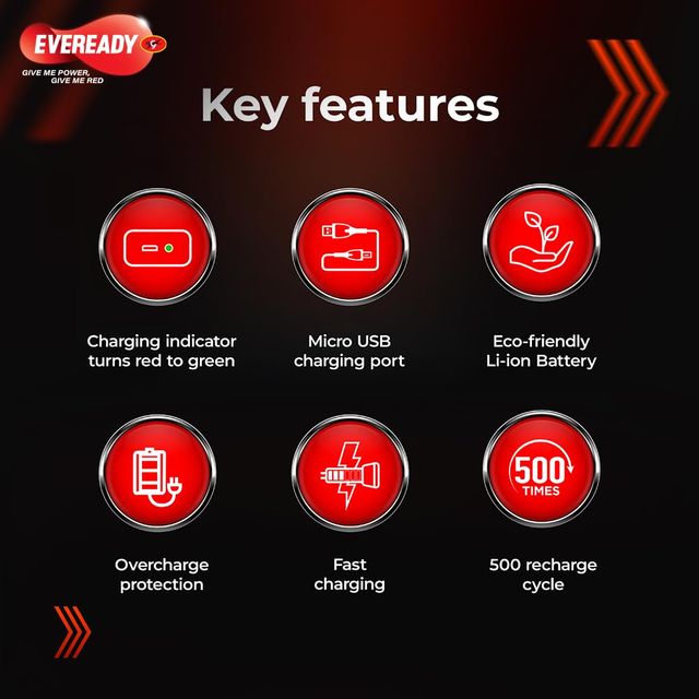 Eveready Citylite Multipurpose Emergency Rechargeable Lantern Hl50 |Powered By 3.7V Li-Ion Battery