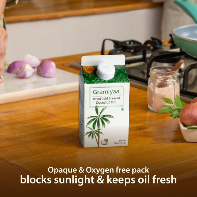 Gramiyaa Coconut Oil - Wood Cold Pressed