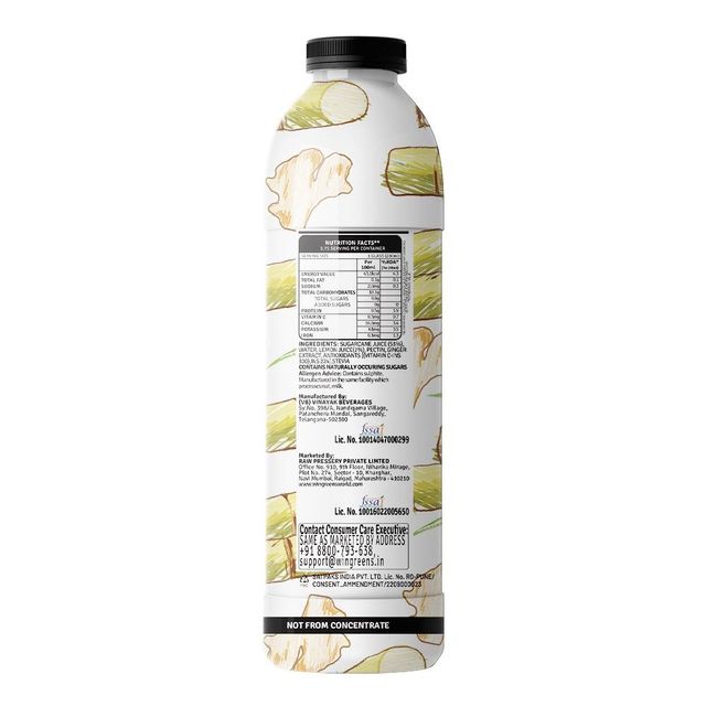 Raw Pressery Refreshers Sugarcane Fruit Juice