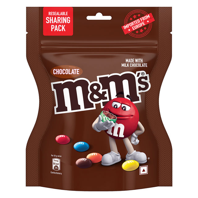 m&m's Milk Chocolate Candies Resealable Sharing Pack