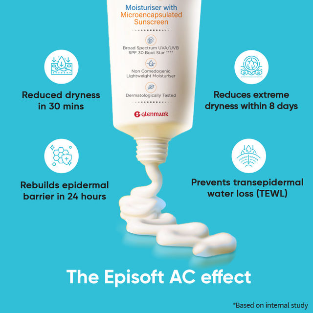 Glenmark Episoft Ac Moisturizer With Sunscreen SPF 30+