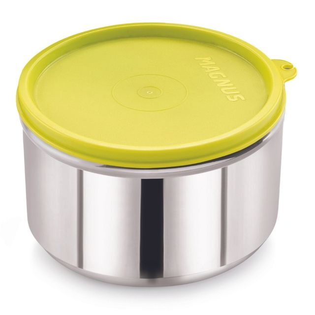 Magnus Easy Lock Stainless Steel 520 ml Storage Container with Leakproof Lid & BPA Free - Assorted