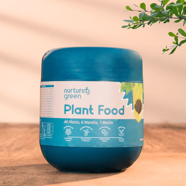 Nurturing Green - Plant Food | 400gm | Growth Supplement | Fertillizer for Soil and Plant Care
